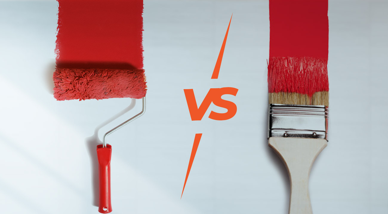 Paint Roller vs Paint Brush Which One Should You Get? Tools Zone